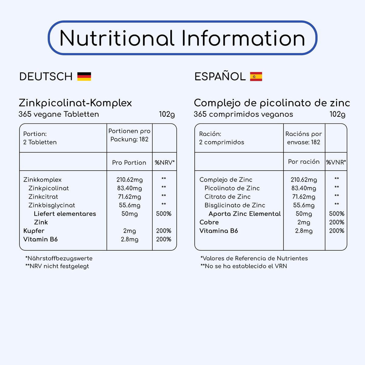 Zinc Picolinate Complex