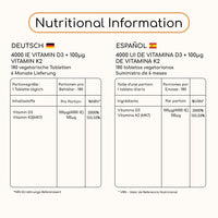 Vitamin D3+K2 Tablets