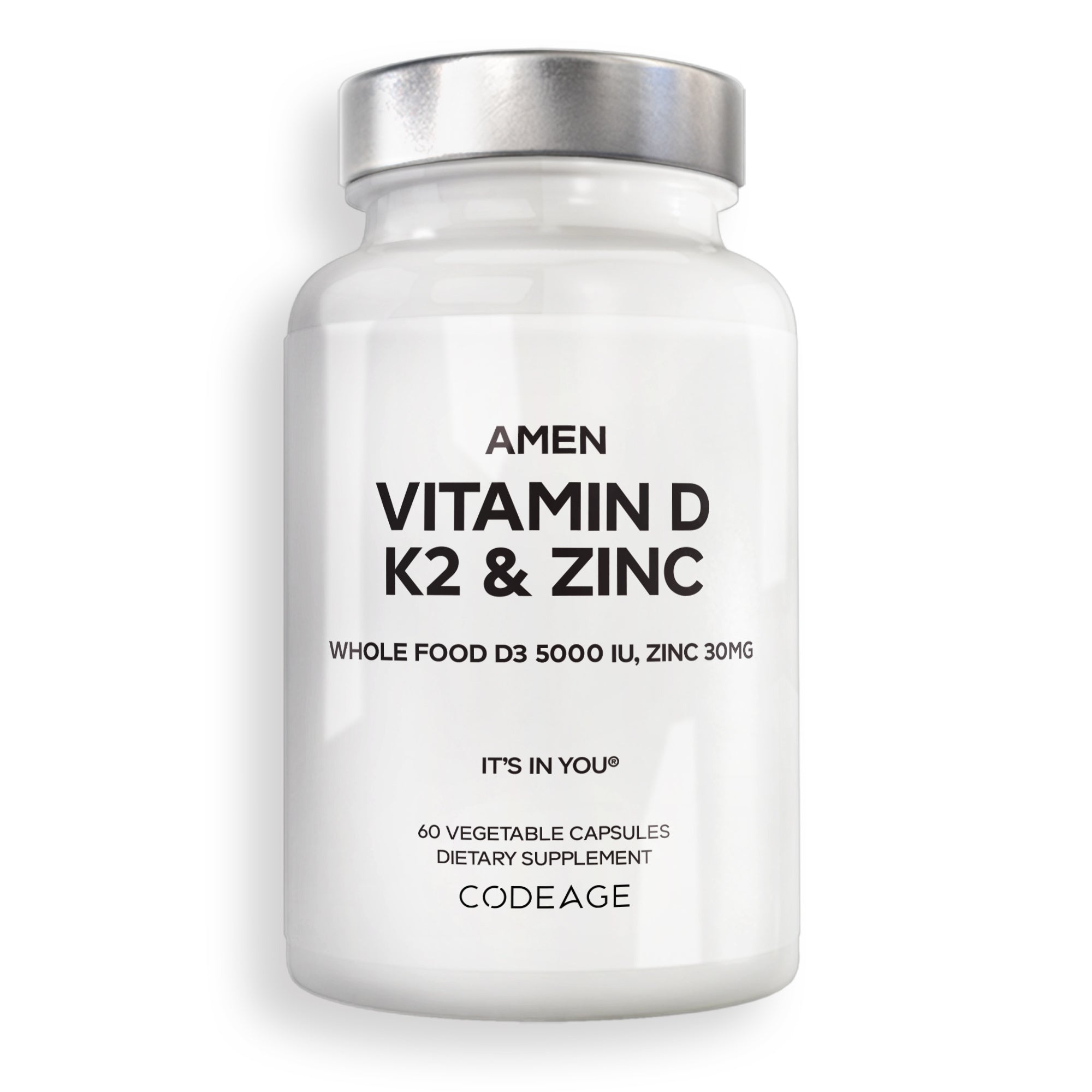 Amen Vitamin D K2 & Zinc