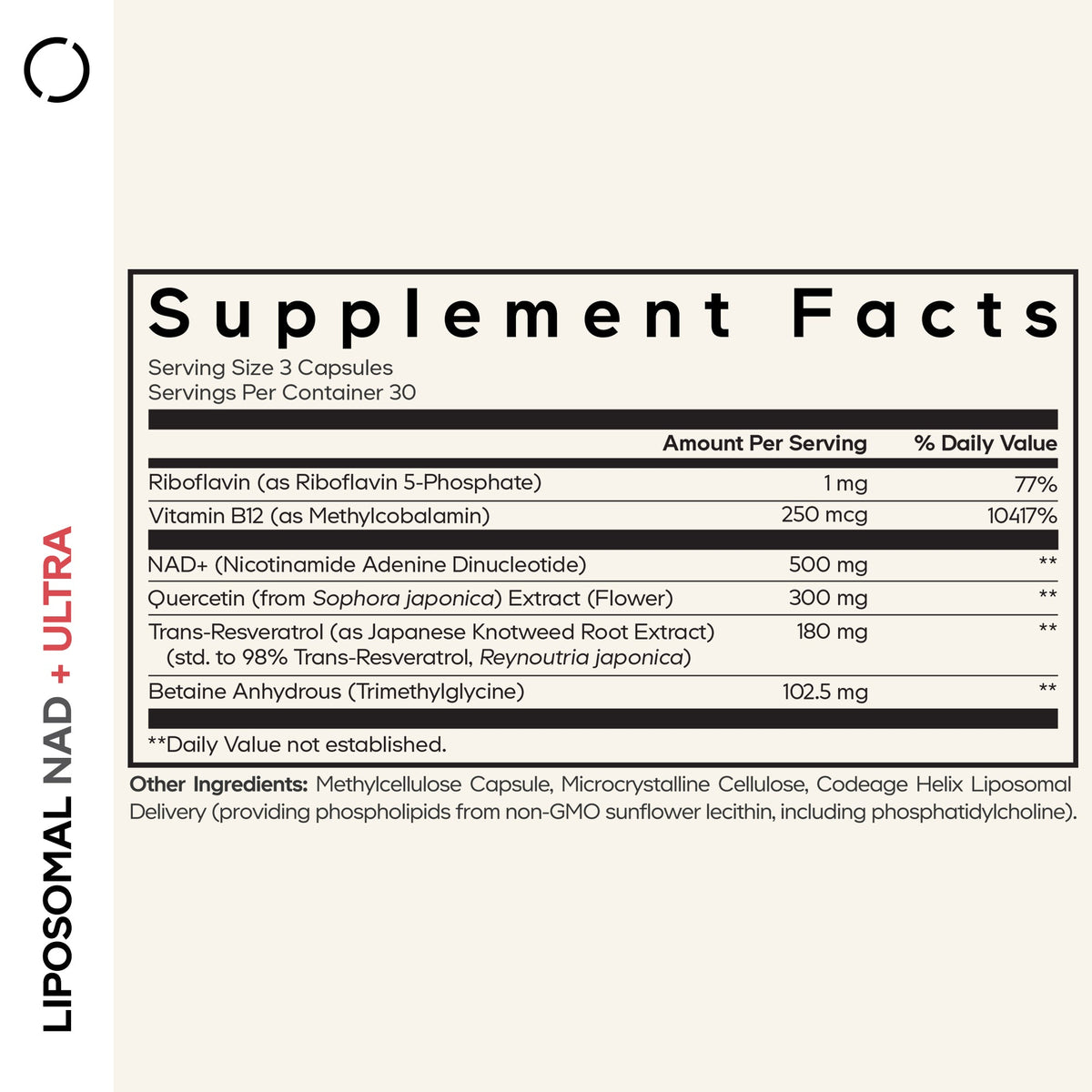 Liposomal NAD+Ultra