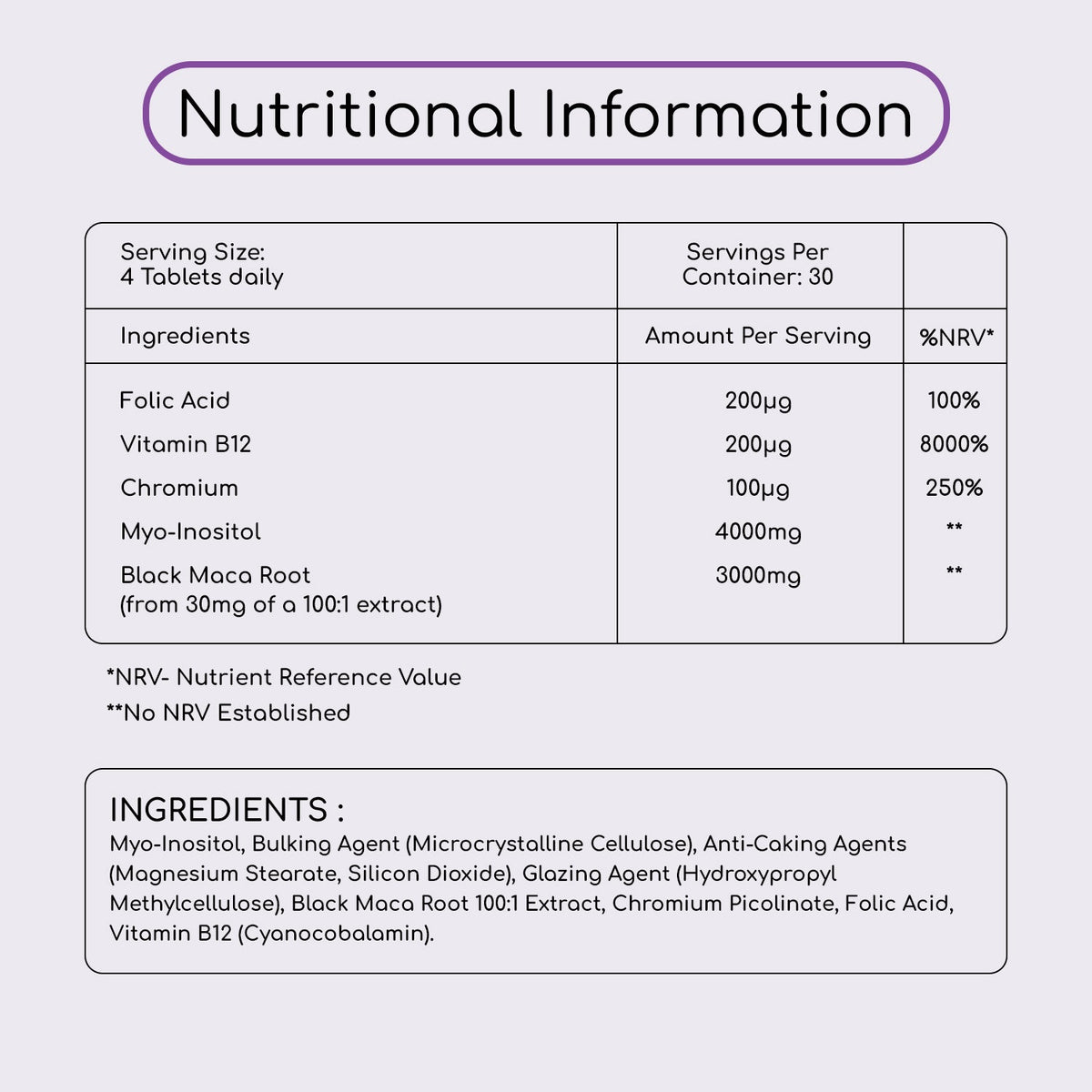 Myo-Inositol Complex