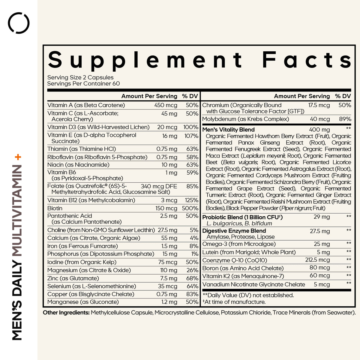 Men's Fermented Multivitamin+