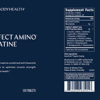 Creatine (BodyHealth) - Tablets 150ct informacion nutricional