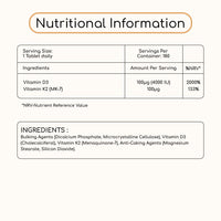 Vitamin D3+K2 Tablets
