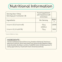 Pro Strip Vitamin D3+K2